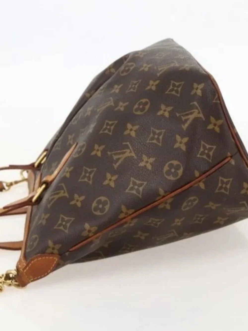 LOUIS VUITTON Monogram Palermo PM Tote Bag M40145 LV Auth YKZ1236